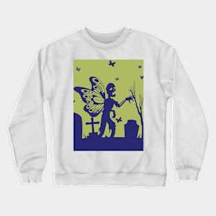 the zombies butterfly Crewneck Sweatshirt